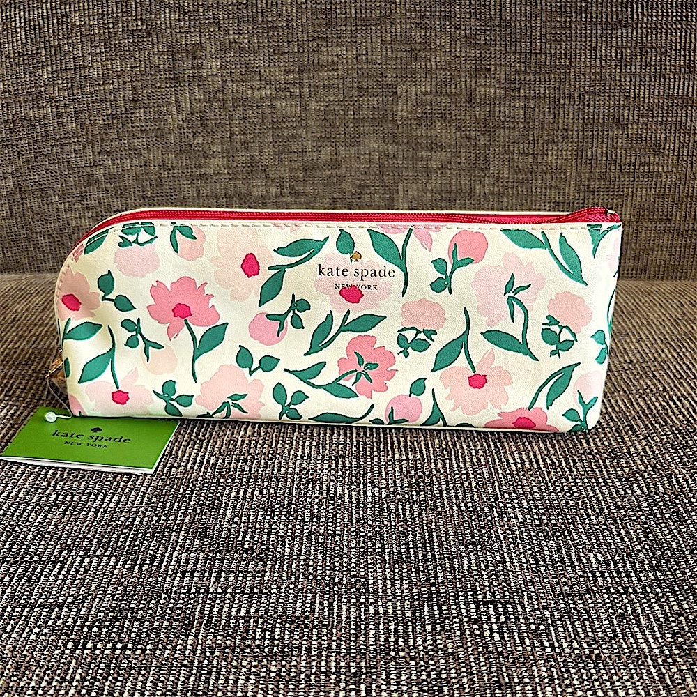 NWT Kate Spade Floral Pencil Case